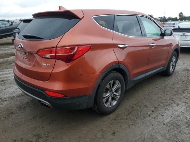 5XYZT3LBXFG274161 - 2015 HYUNDAI SANTA FE S ORANGE photo 3