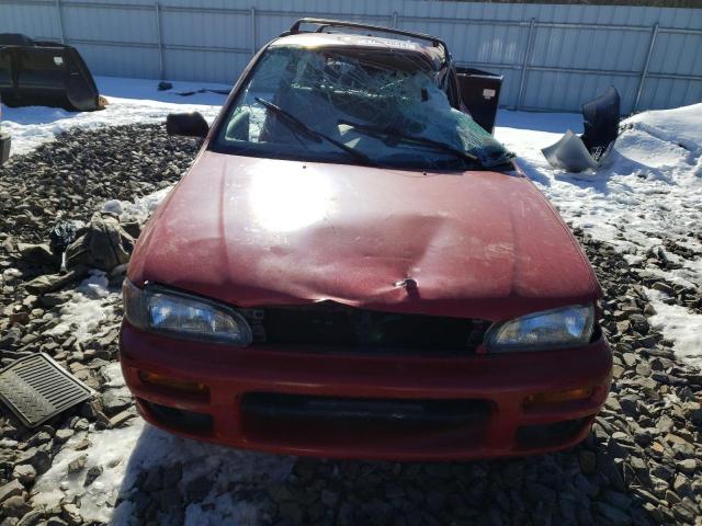 JF1GF4354VH823458 - 1997 SUBARU IMPREZA L RED photo 5