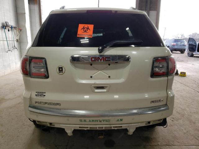 1GKKVTKD4EJ104427 - 2014 GMC ACADIA DENALI WHITE photo 6