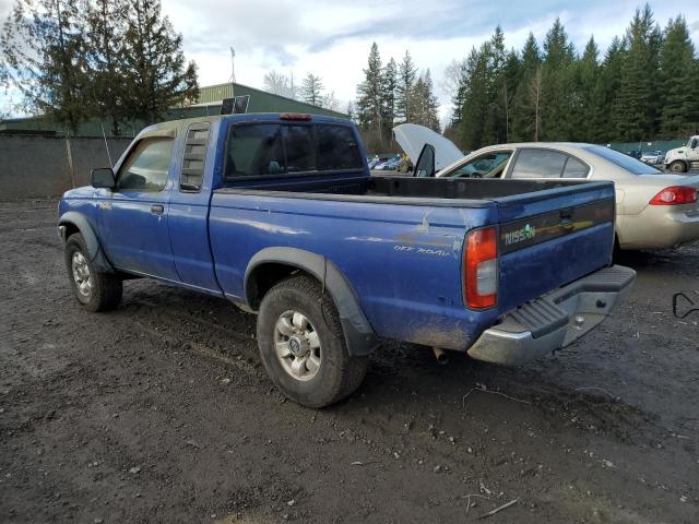 1N6ED26Y3XC300222 - 1999 NISSAN FRONTIER KING CAB XE BLUE photo 2
