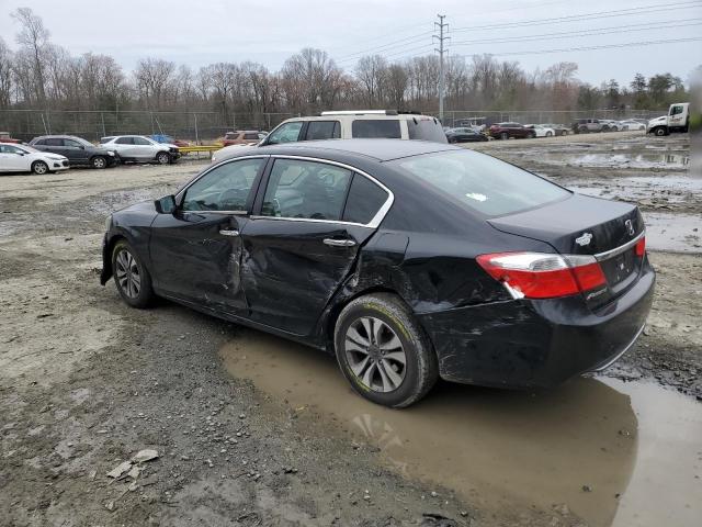 1HGCR2F32FA064402 - 2015 HONDA ACCORD LX BLACK photo 2