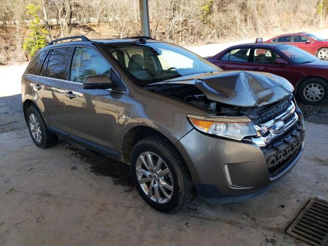 2FMDK3KC6DBA56920 - 2013 FORD EDGE LIMITED GRAY photo 4