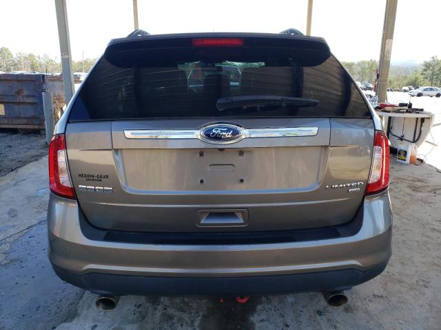 2FMDK3KC6DBA56920 - 2013 FORD EDGE LIMITED GRAY photo 6