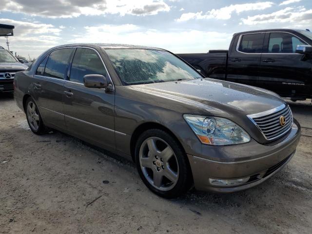 JTHBN36F565046683 - 2006 LEXUS LS 430 BROWN photo 4