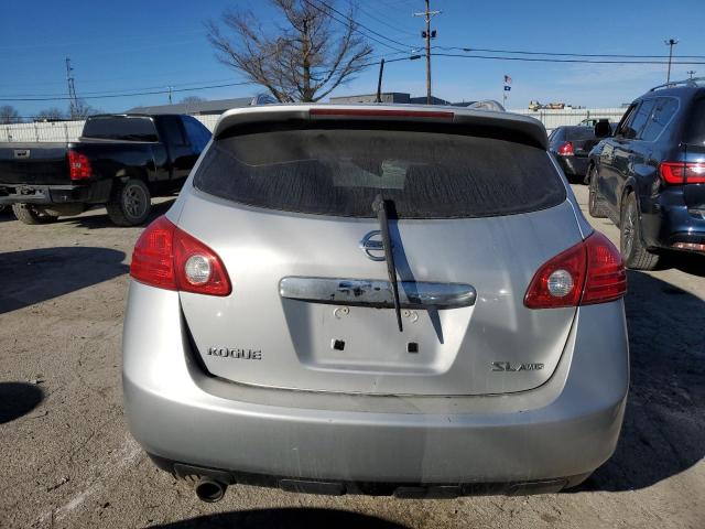 JN8AS5MVXDW651712 - 2013 NISSAN ROGUE S SILVER photo 6