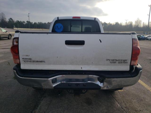 5TETU62N66Z307419 - 2006 TOYOTA TACOMA PRERUNNER ACCESS CAB WHITE photo 6