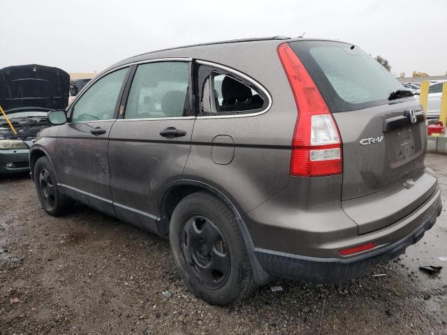 5J6RE4H36AL063256 - 2010 HONDA CR-V LX GRAY photo 2