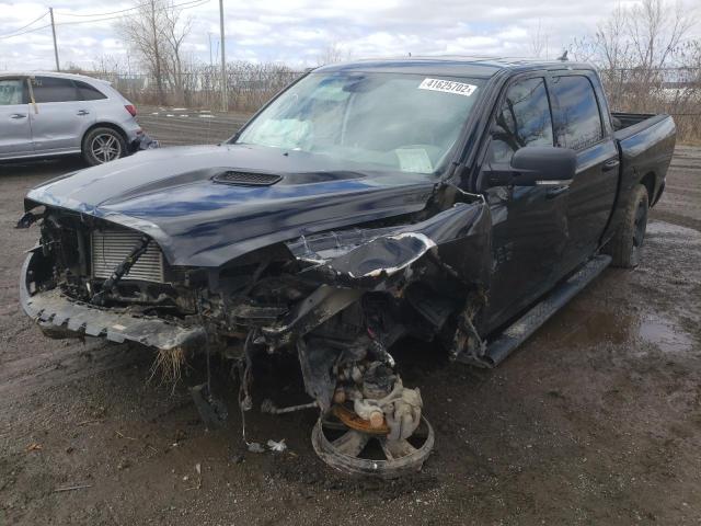 1C6RR7LM8KS719905 - 2019 RAM 1500 CLASS SLT შავი ფოტო 2