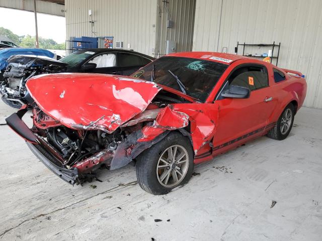 1ZVFT80N755166552 - 2005 FORD MUSTANG RED photo 1