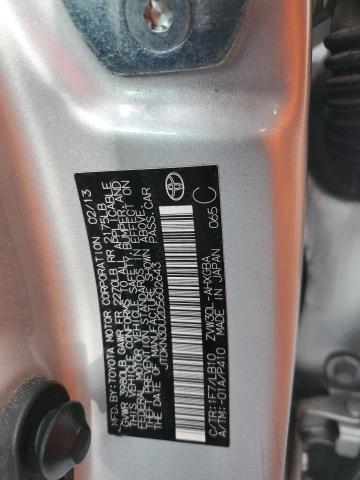 JTDKN3DU2D5602643 - 2013 TOYOTA PRIUS 银色 照片 13