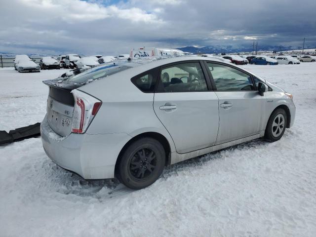 JTDKN3DU2D5602643 - 2013 TOYOTA PRIUS 银色 照片 3