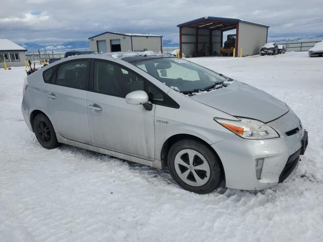 JTDKN3DU2D5602643 - 2013 TOYOTA PRIUS 银色 照片 4