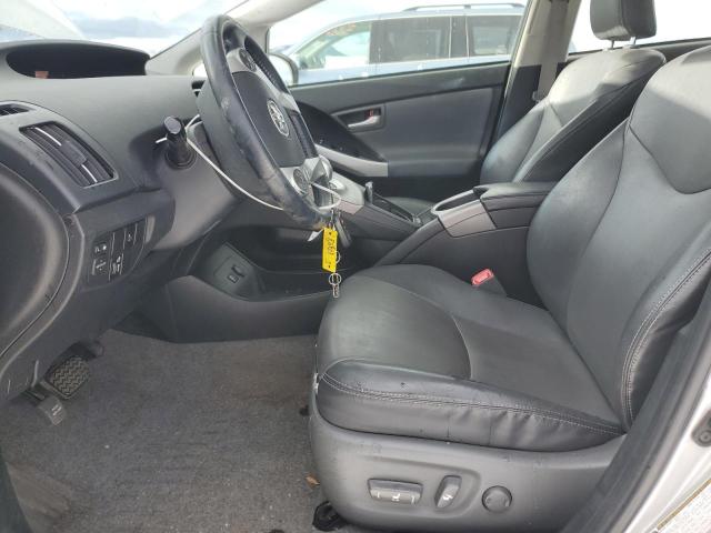 JTDKN3DU2D5602643 - 2013 TOYOTA PRIUS 银色 照片 7