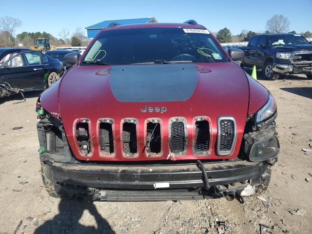 1C4PJMBS9FW501525 - 2015 JEEP CHEROKEE TRAILHAWK RED photo 5