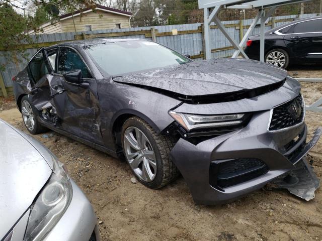 19UUB5F41MA005826 - 2021 ACURA TLX TECHNOLOGY GRAY photo 4