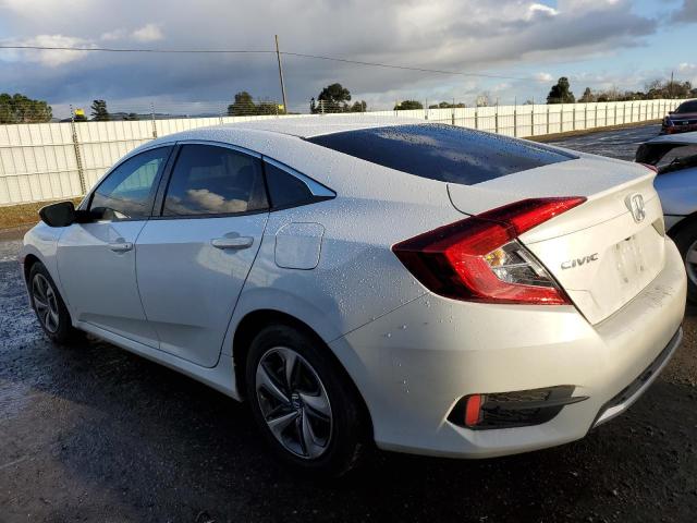 2HGFC2F61MH537410 - 2021 HONDA CIVIC LX WHITE photo 2