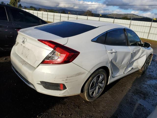 2HGFC2F61MH537410 - 2021 HONDA CIVIC LX WHITE photo 3