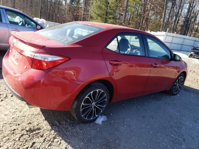 2T1BURHE6GC556721 - 2016 TOYOTA COROLLA L RED photo 3