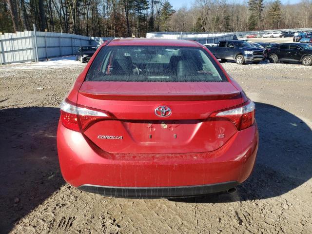 2T1BURHE6GC556721 - 2016 TOYOTA COROLLA L RED photo 6