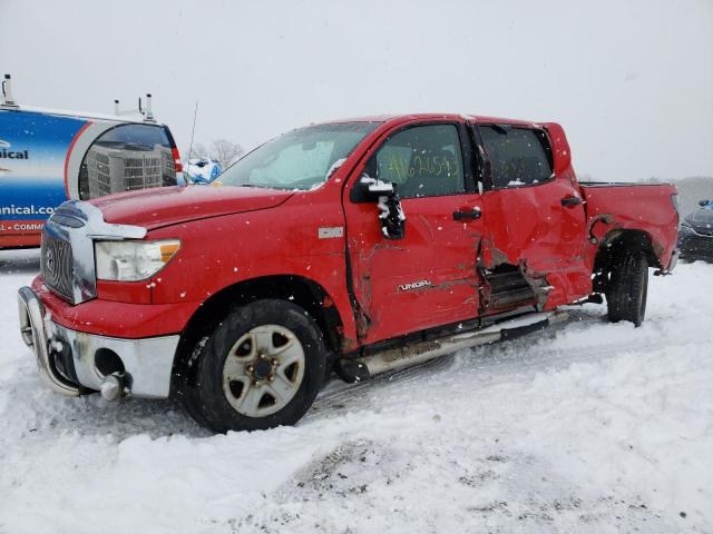 5TBDV54168S507991 - 2008 TOYOTA TUNDRA CREWMAX RED photo 1