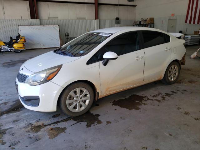 KNADM4A33F6464831 - 2015 KIA RIO LX WHITE photo 1