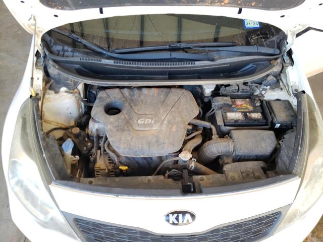 KNADM4A33F6464831 - 2015 KIA RIO LX WHITE photo 11