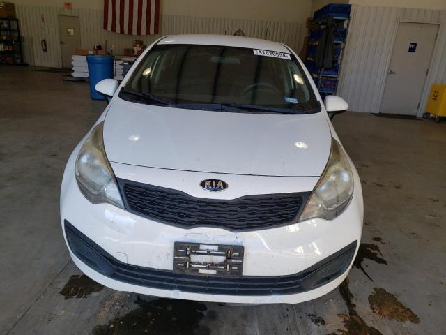 KNADM4A33F6464831 - 2015 KIA RIO LX WHITE photo 5