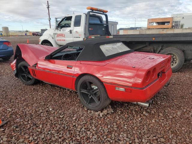 1G1YY6780G5905337 - 1986 CHEVROLET CORVETTE RED photo 2