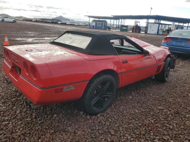 1G1YY6780G5905337 - 1986 CHEVROLET CORVETTE RED photo 3