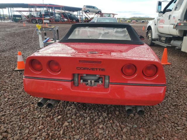 1G1YY6780G5905337 - 1986 CHEVROLET CORVETTE RED photo 6