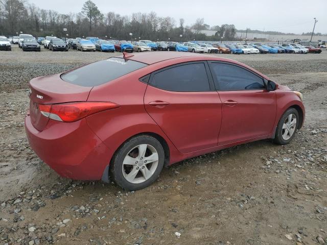 KMHDH4AE4CU412636 - 2012 HYUNDAI ELANTRA GLS RED photo 3