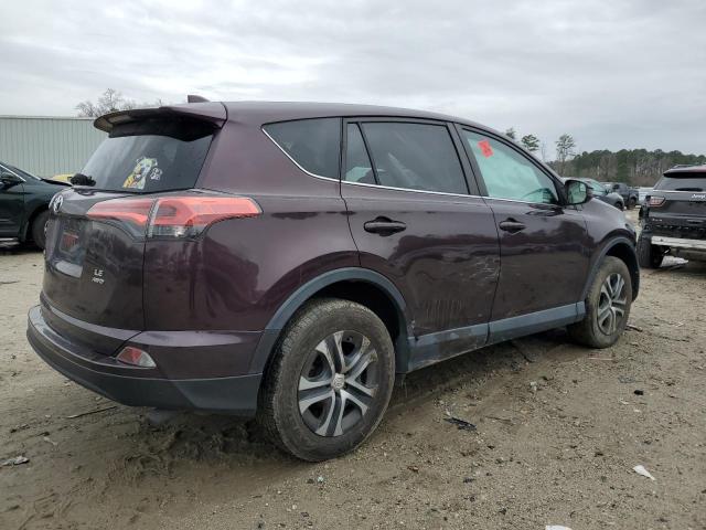 2T3BFREV3JW754023 - 2018 TOYOTA RAV4 LE BURGUNDY photo 3