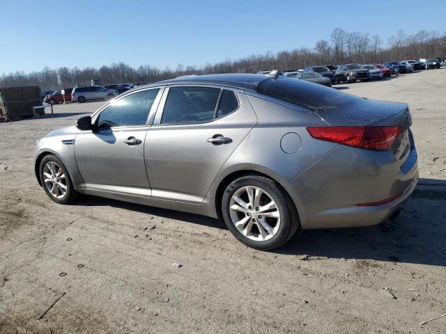 5XXGN4A72DG121300 - 2013 KIA OPTIMA EX CHARCOAL photo 2