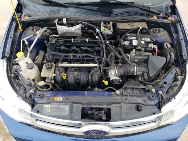 1FAHP35N29W172535 - 2009 FORD FOCUS SE BLUE photo 11