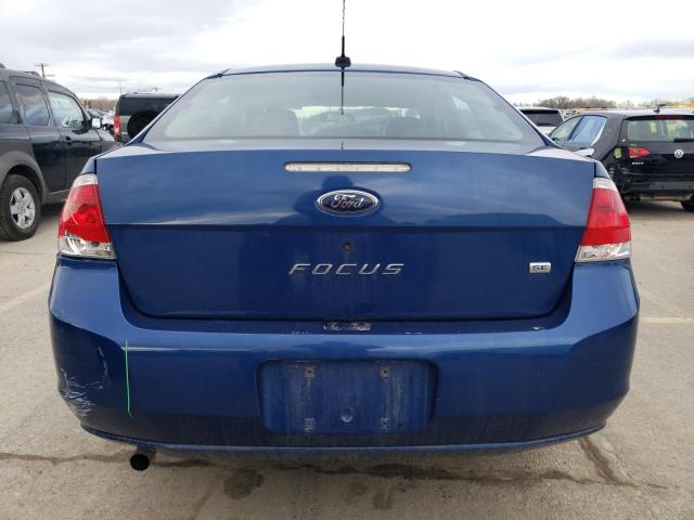 1FAHP35N29W172535 - 2009 FORD FOCUS SE BLUE photo 6