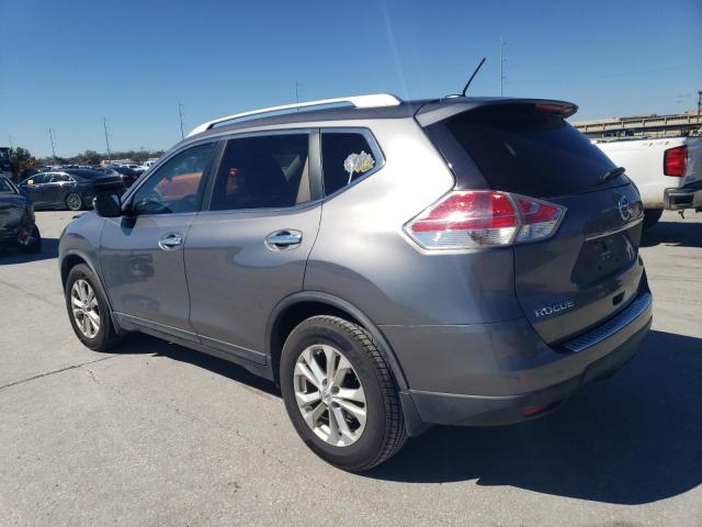 KNMAT2MT9FP506857 - 2015 NISSAN ROGUE S GRAY photo 2