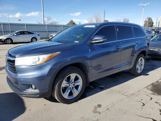 2015 TOYOTA HIGHLANDER LIMITED, 