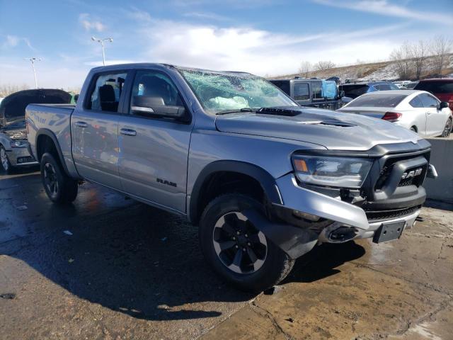 1C6SRFLT2KN674686 - 2019 RAM 1500 REBEL GRAY photo 4