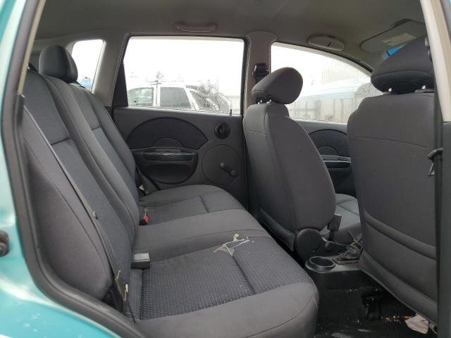 KL1TD66686B524467 - 2006 CHEVROLET AVEO BASE ტურკოუსი ფოტო 10
