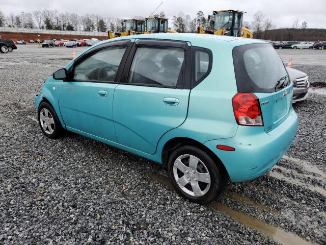 KL1TD66686B524467 - 2006 CHEVROLET AVEO BASE ტურკოუსი ფოტო 2