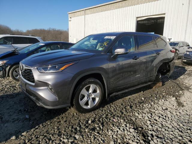 5TDBZRBH4MS157622 - 2021 TOYOTA HIGHLANDER L GRAY photo 1