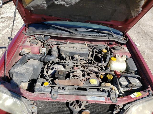 JF1SF65662H734076 - 2002 SUBARU FORESTER S RED photo 11