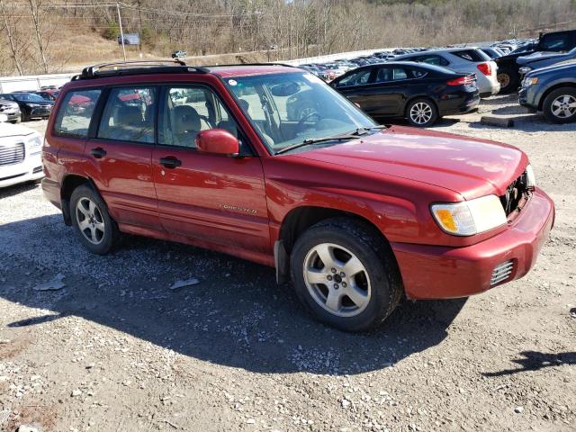 JF1SF65662H734076 - 2002 SUBARU FORESTER S RED photo 4