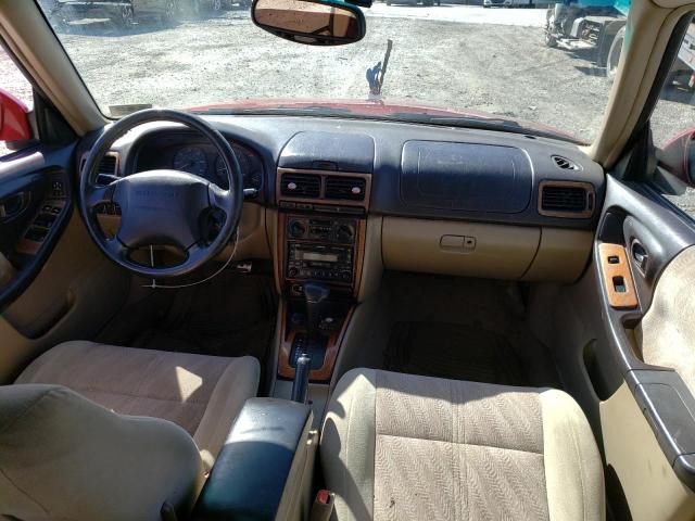 JF1SF65662H734076 - 2002 SUBARU FORESTER S RED photo 8