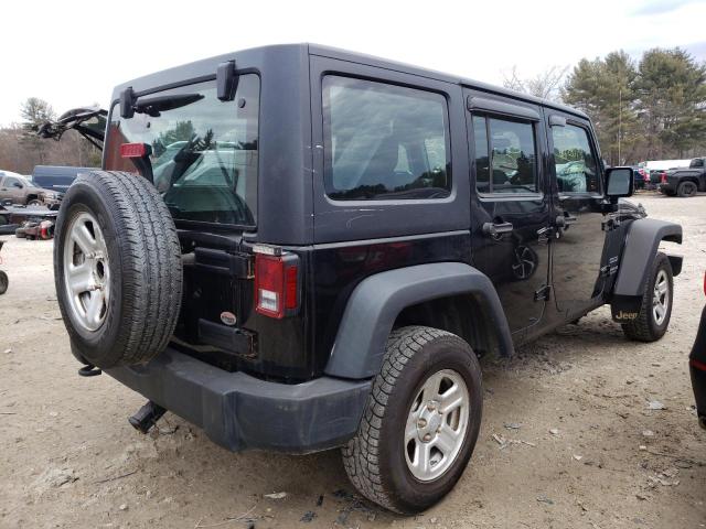 1C4BJWKGXCL261027 - 2012 JEEP WRANGLER U SPORT შავი ფოტო 2
