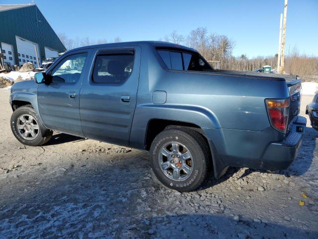 2HJYK16548H504415 - 2008 HONDA RIDGELINE RTL BLUE photo 2