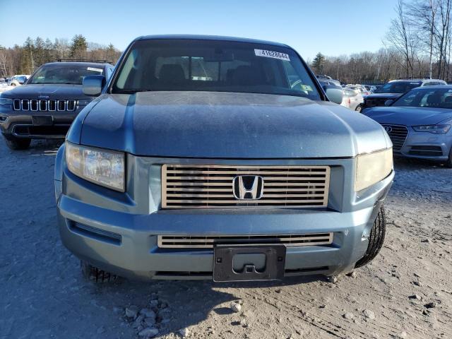 2HJYK16548H504415 - 2008 HONDA RIDGELINE RTL BLUE photo 5