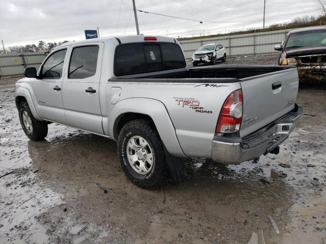 5TEJU4GN5AZ704309 - 2010 TOYOTA TACOMA DOUBLE CAB PRERUNNER SILVER photo 2
