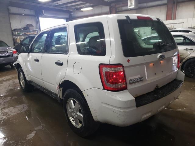 1FMCU027X9KA38313 - 2009 FORD ESCAPE XLS WHITE photo 2