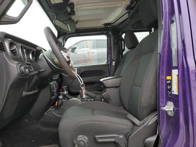 1C4HJXDN3PW581760 - 2023 JEEP WRANGLER SPORT PURPLE photo 7